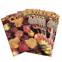 Blumenmotiv gewerbliche Taschen 300 St�ck Tragetaschen...