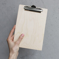 3 St�ck Klemmbrett Holz DIN A5 Klemmplatte Clipboard Schreibunterlage Schreibplatte
