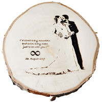 Rindenbrett Holzscheibe � 15 bis 35 cm Baumscheibe Baumstammscheib Holz Brett