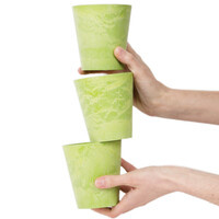 Sukkulenten Becher 3 St�ck 0,4 Liter Gartengef��e...