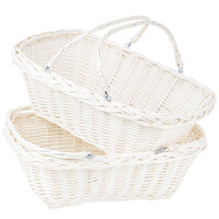 Geschenkk�rbe 2er Set Weide 13 Liter Beige Korb...