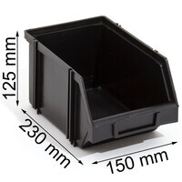 Modulboxen Regalbeh�lter Kisten 3,0 Liter Warenkisten Sichtlagerk�sten