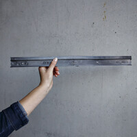 Sichtlagerk�sten Wandleiste f�r Stapelboxen 49 cm schwarz